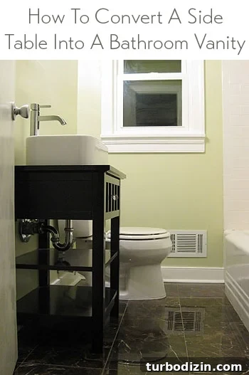 Convert a Side Table into a Stylish Bathroom Vanity in 6 Steps 2 how-to-convert-a-side-table-into-a-bathroom-vanity