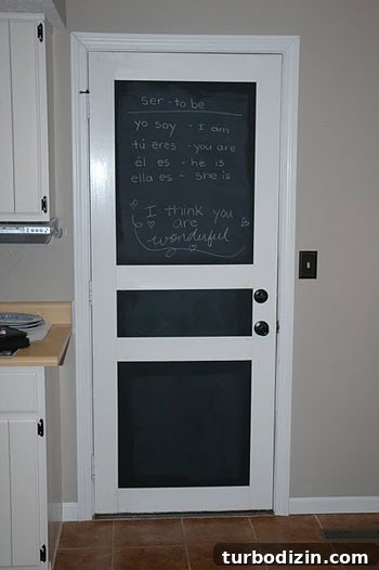 Kitchen door after makeover