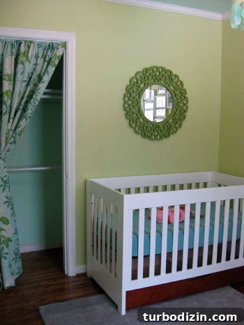 How to Paint a Round Mirror for Above a Baby Crib 7 img 22273 6