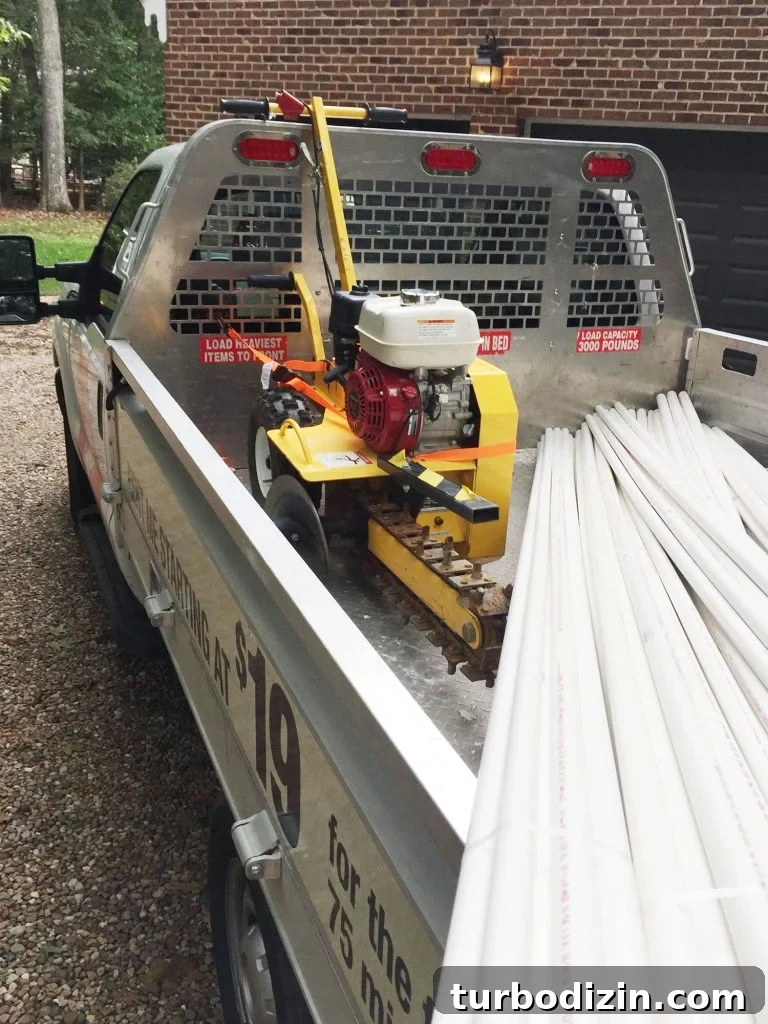 5 Ways to Transport Oversized Items That Don’t Fit in Your Car 3 Home Depot rental truck with PVC pipe in it