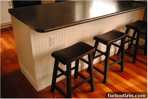 Update Your Kitchen with Beadboard and Paint Ideas 5 Kitchen after renovation close-up