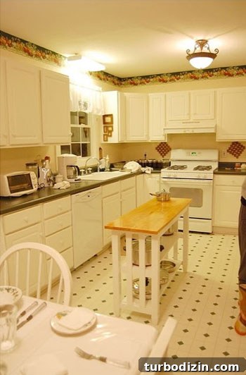 Sunny Yellow and Wood Kitchen Remodel: Warm Modern Makeover 2 Kitchen before photo 1