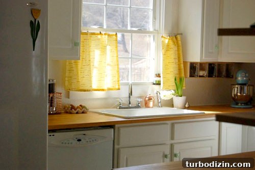 Sunny Yellow and Wood Kitchen Remodel: Warm Modern Makeover 6 Kitchen after photo 3