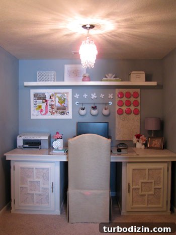 After: transformed home office