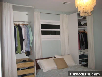 Built-In Bed Nook with IKEA Wardrobes for Extra Storage 6 img 245 5