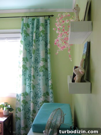 DIY Wall-Mounted Bookshelves for a Nursery: Step-by-Step Guide 18 Final nursery shot