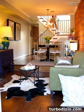 Stunning Urban Townhouse Tour: Inside a Modern City Home 3 Living and dining area