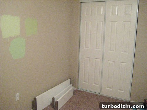 Vibrant Yellow-Green Office Makeover Ideas for a Fresh Workspace 3 Office before 2