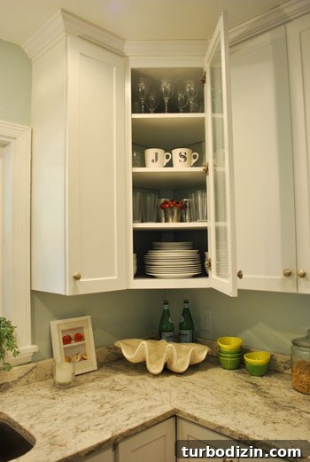 How to Paint the Inside of a Glass-Front Kitchen Cabinet 3 img 25495 2