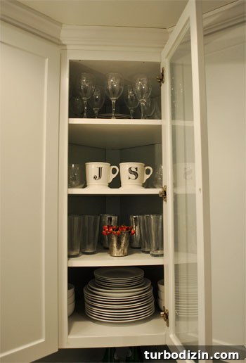 How to Paint the Inside of a Glass-Front Kitchen Cabinet 4 img 25495 3