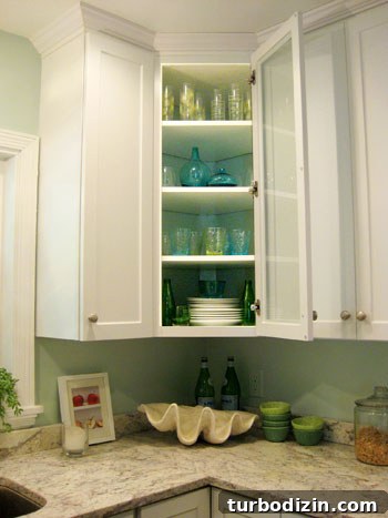 How to Paint the Inside of a Glass-Front Kitchen Cabinet 5 img 25495 4