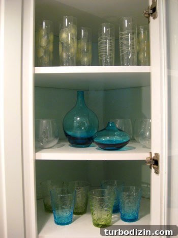 How to Paint the Inside of a Glass-Front Kitchen Cabinet 7 img 25495 6