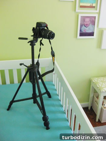 New camera playing newborn
