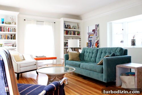 Eclectic living room
