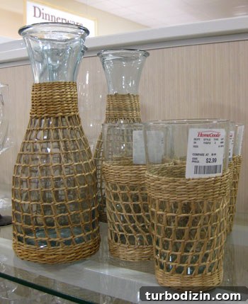 HomeGoods Finds: Window Shopping for Home Decor Inspiration 11 Glasses with woven sleeves