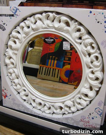 HomeGoods Finds: Window Shopping for Home Decor Inspiration 7 Large round white mirror