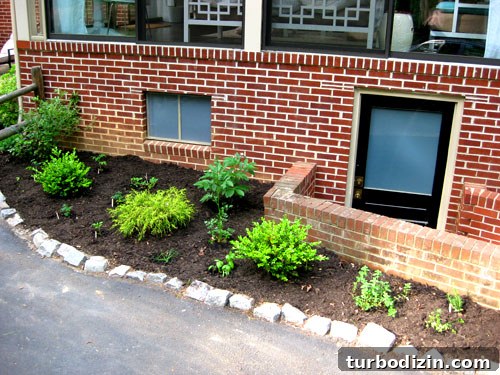 Edible Garden One Year Later: What We Grew and Learned 5 Mulched herb garden