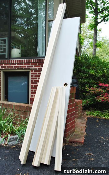 Turn an Old Hollow Core Door Into a Stylish DIY Desk 7 materials