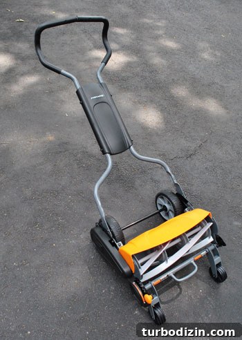 Testing an Eco-Friendly Reel Mower: Quiet Lawn Care Guide 5 Assembled mower