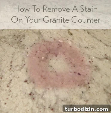 Remove Stains From Granite Countertops: Proven Cleaning Methods 2 Food stain on granite countertops