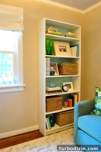 Styled bookcase
