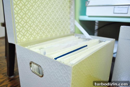 DIY Wooden File Storage Stand: Step-by-Step Building Guide 10 Organized desk and storage