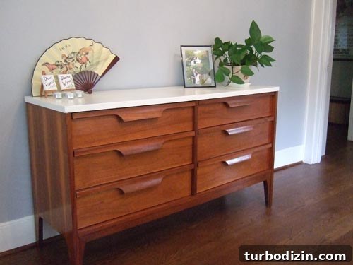 Mid-Century Dresser Makeover: Stylish Restoration Ideas for Vintage Furniture 3 Desiree's dresser after