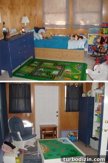 How to Paint Wood Paneling in a Kid’s Room: Step-by-Step Guide 2 Child's room after makeover