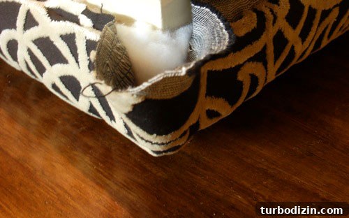 DIY Ottoman Build: Step-by-Step Guide to a Stylish Upholstered Footstool 5 finished corner
