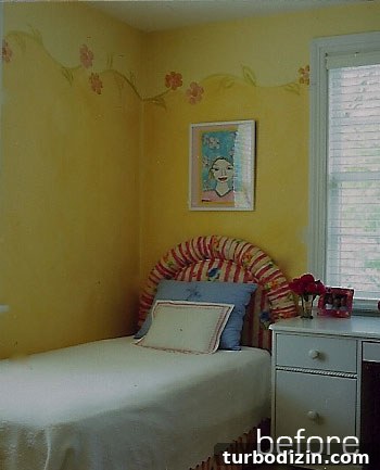 Before photo of bedroom