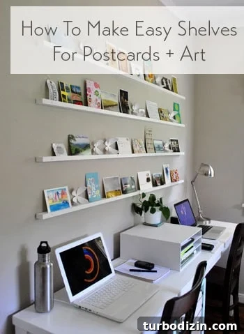 DIY Floating Wall Ledges: Step-by-Step Guide to Build and Install 2 how-to-make-shelves-for-postcards-and-art-ledges