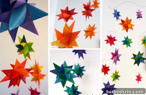 Freebie Gems: Star, Butterfly & Teardrop Charms You’ll Love 3 Starcraft paper star mobile
