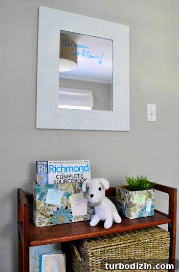 Home Office That Converts Into a Comfortable Guest Room 10 Magazines and local maps on shelf
