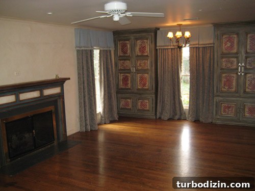 Bright Living Room with Built-In Shelving and Sun-Filled Windows 2 Living room after makeover