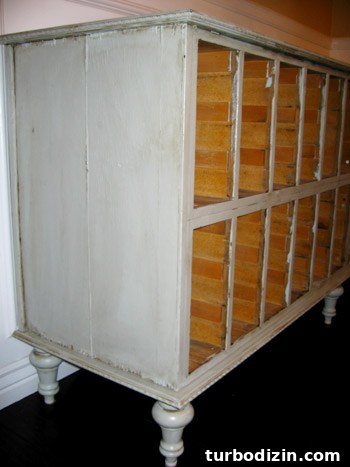 Transforming a Vintage Card Catalog into a Stylish Buffet Cabinet 6 staining and finishing