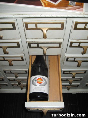 Transforming a Vintage Card Catalog into a Stylish Buffet Cabinet 8 final piece in dining room