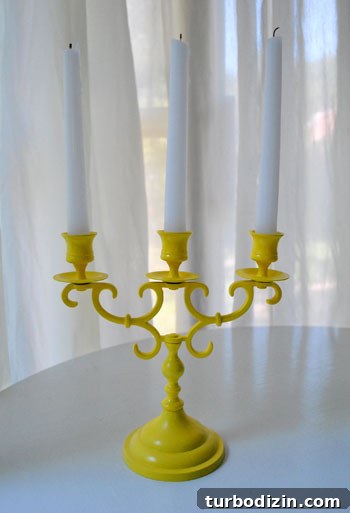 How to Spray Paint a Brass Candlestick for a Smooth Finish 4 img 29419 3