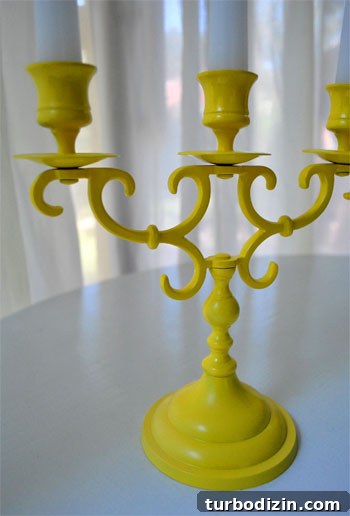 How to Spray Paint a Brass Candlestick for a Smooth Finish 5 img 29419 4