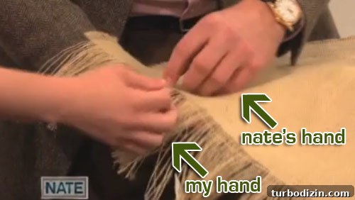 Meeting Nate Berkus: The Moment That Made Our Year 15 Discussing burlap with Nate