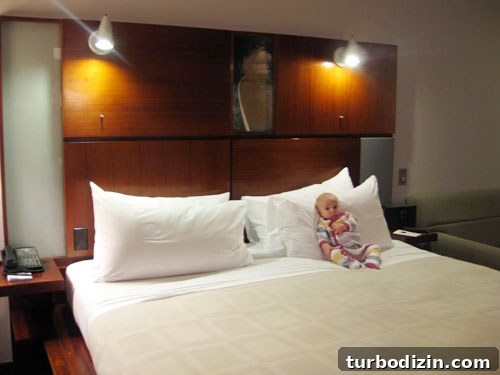 Meeting Nate Berkus: The Moment That Made Our Year 8 Baby in hotel bed