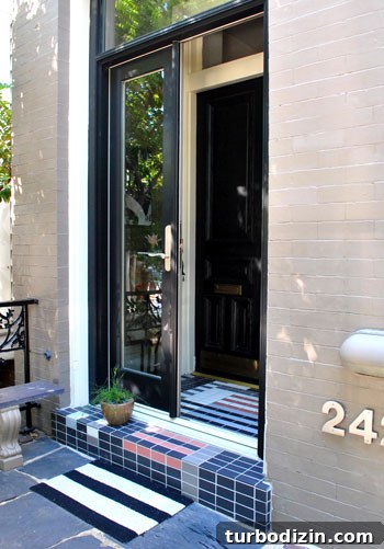 Historic Meets Modern Home Tour: Inside a Stunning Renovation 3 Entryway with custom tile work