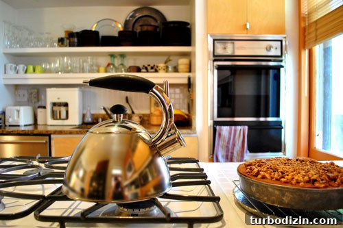 Historic Meets Modern Home Tour: Inside a Stunning Renovation 5 Charming kitchen with open shelving