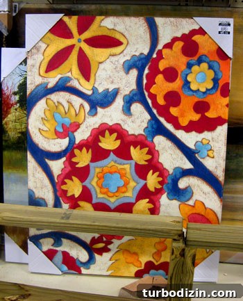 Window Shopping at Garden Ridge: What to Expect and Top Finds 13 Abstract textile painting