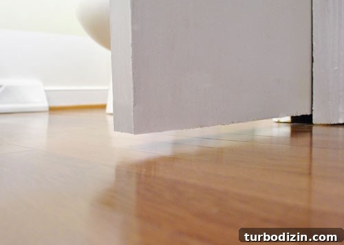 Pocket door after repair