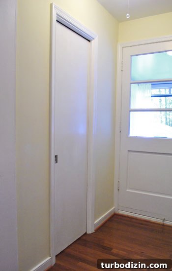 Finished pocket door