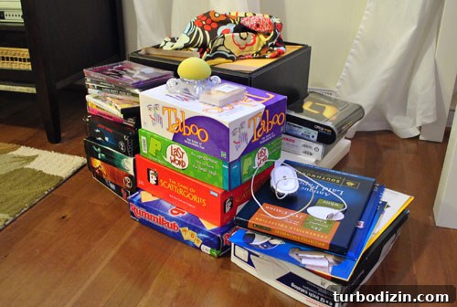 Den purge pile