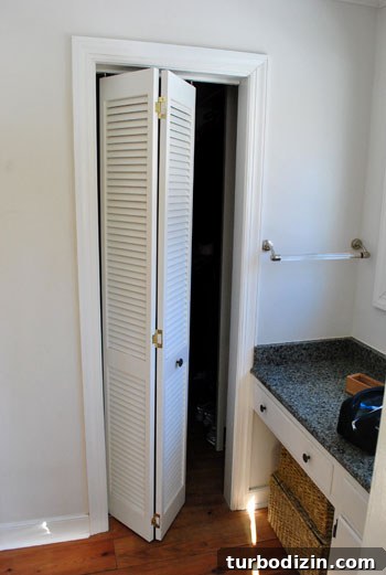 How to Remove Bi-Fold Doors Quickly and Safely 5 Single bi-fold to walk-in closet