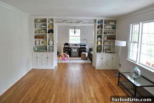 Living room looking organized