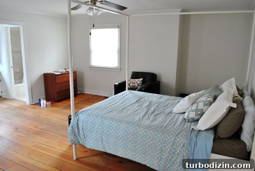 Master bedroom in progress