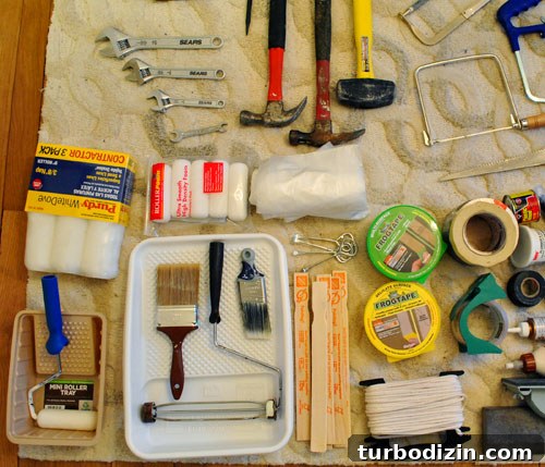 Top DIY Tools Every Homeowner Should Own 6 Painting supplies